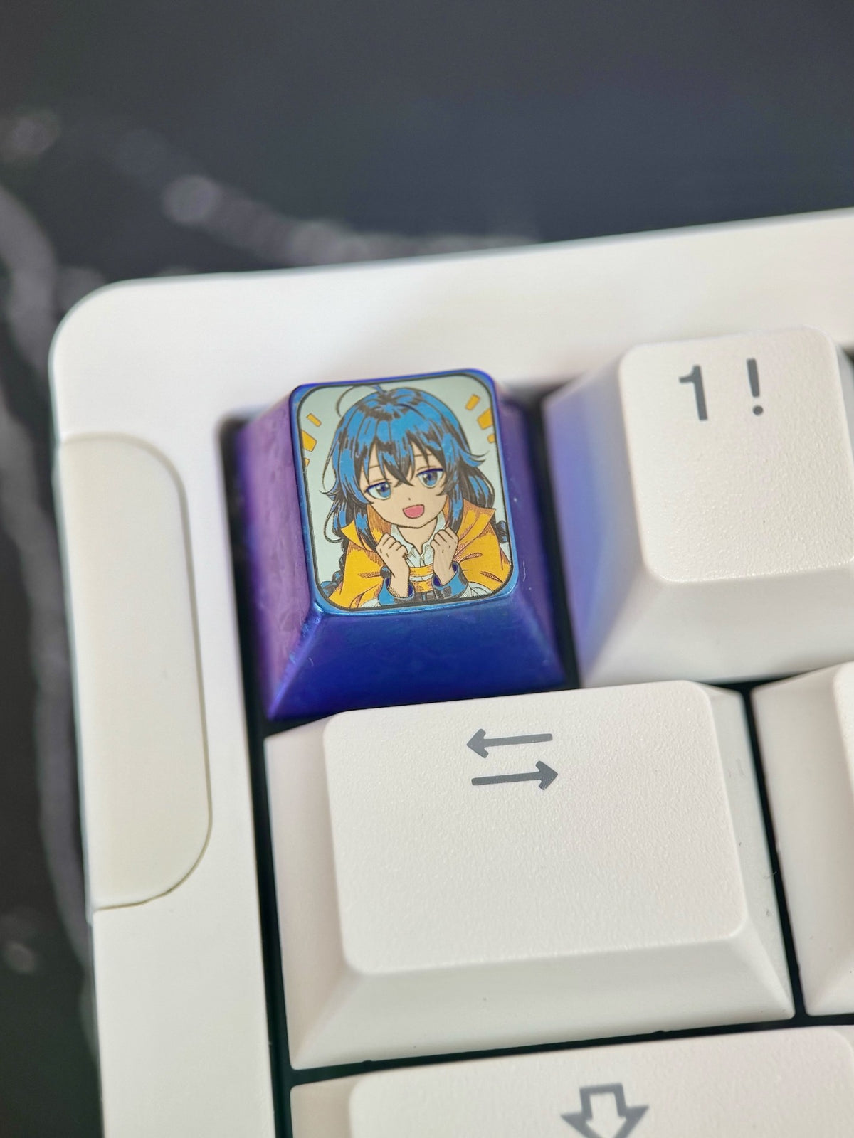 Titanium Alloy Anime Character Keycap