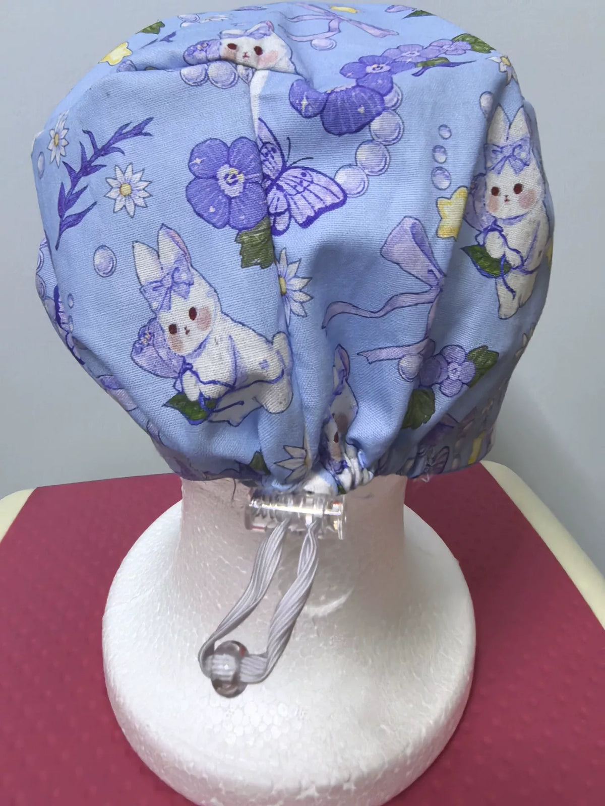 Gorro quirúrgico de algodón puro con ajuste elástico