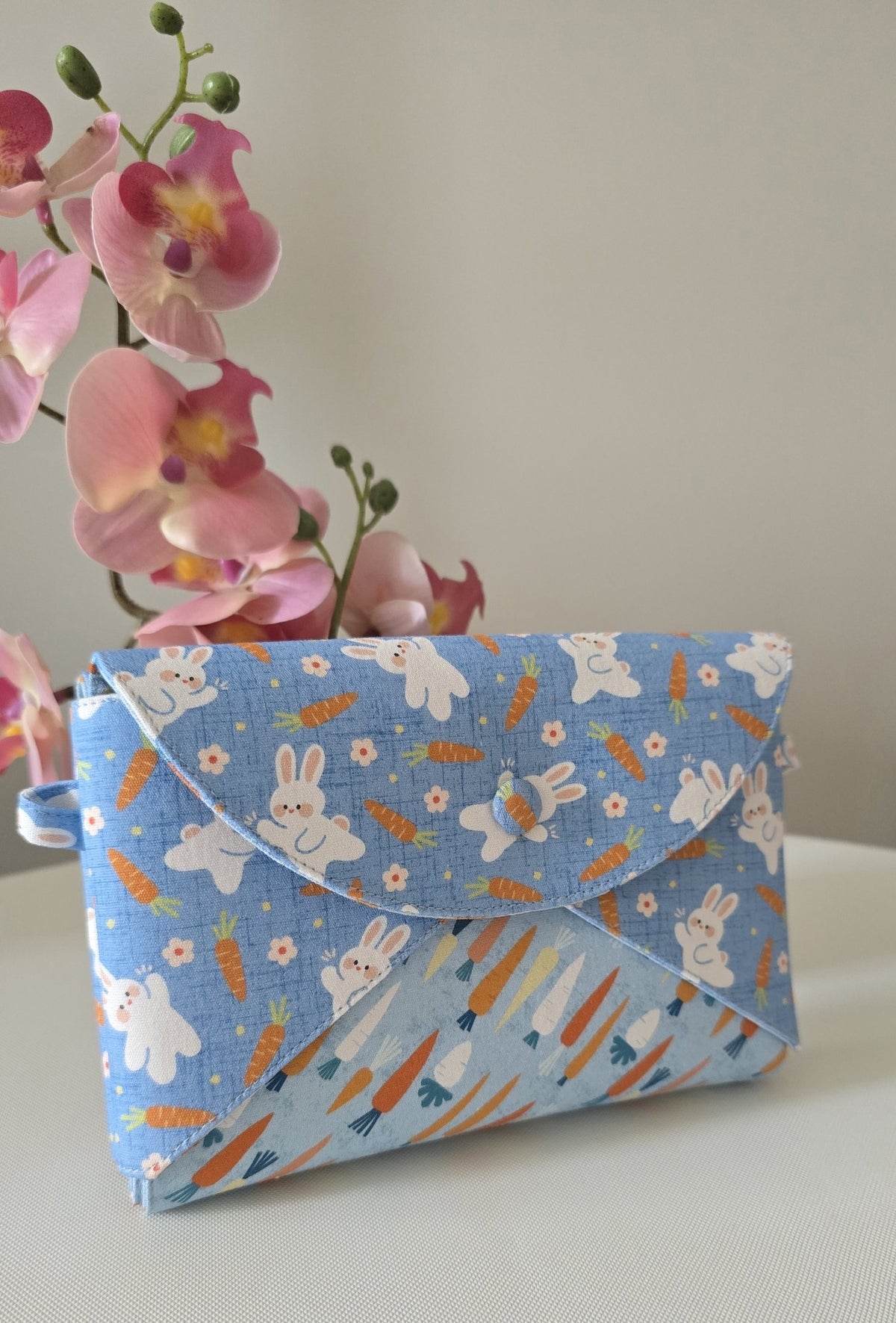 Blueprint Carrot Rabbit Double-Sided Handbag