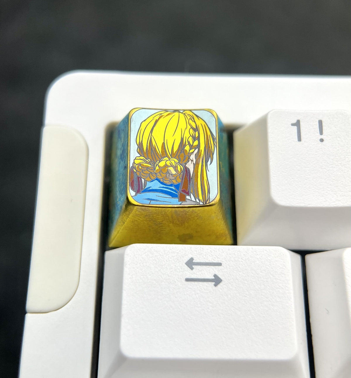 Titanium Alloy Violet Evergarden Keycap