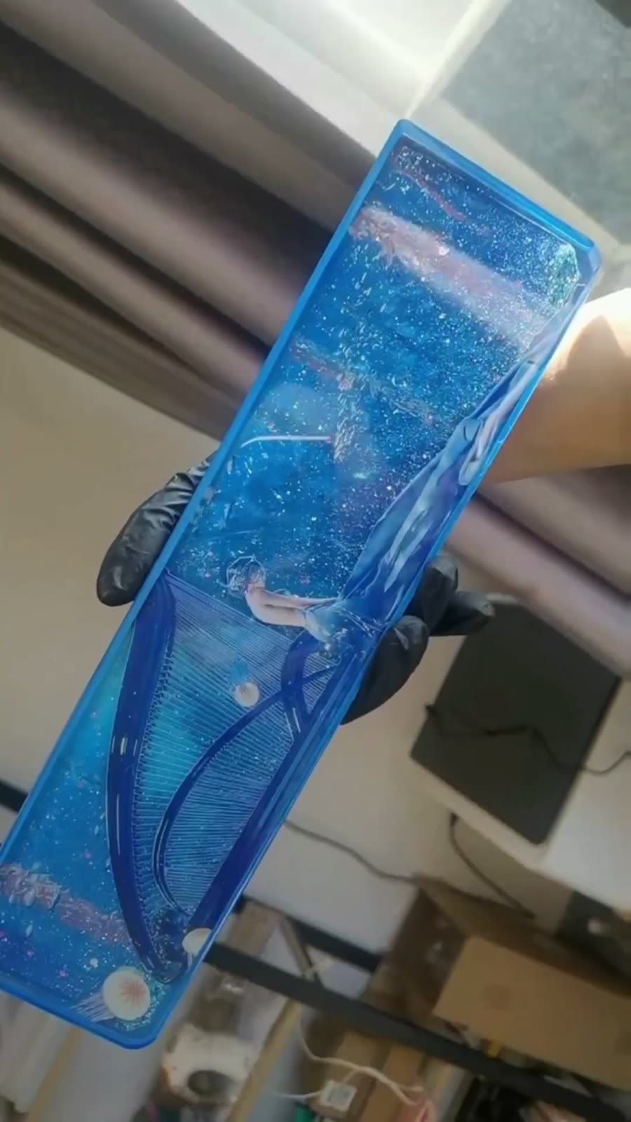 Resin Liquid Flow Keyboard Wrist Rest