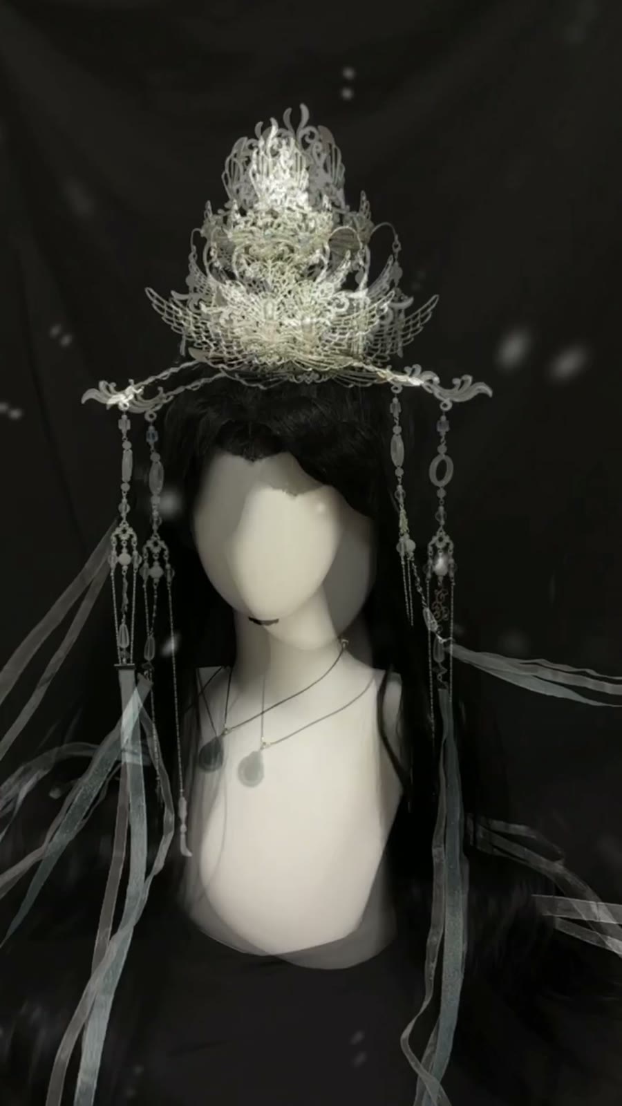 Chu Wannin Cosplay Crown Silver Filigree Headpiece