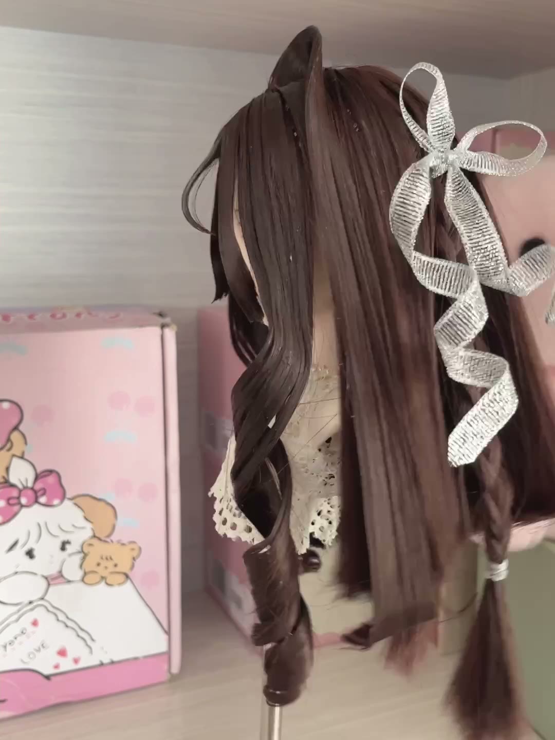 Espresso Brown Full Coverage Doll Wig