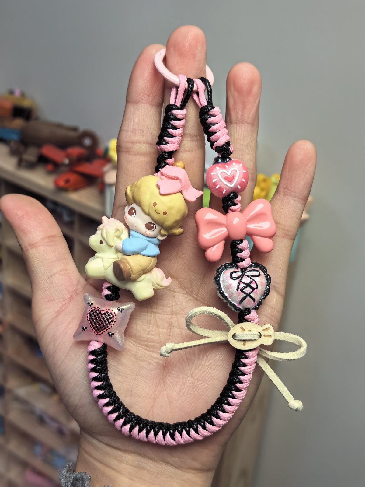 Dimoo Fifteen Anniversary Braided Phone Strap Charm