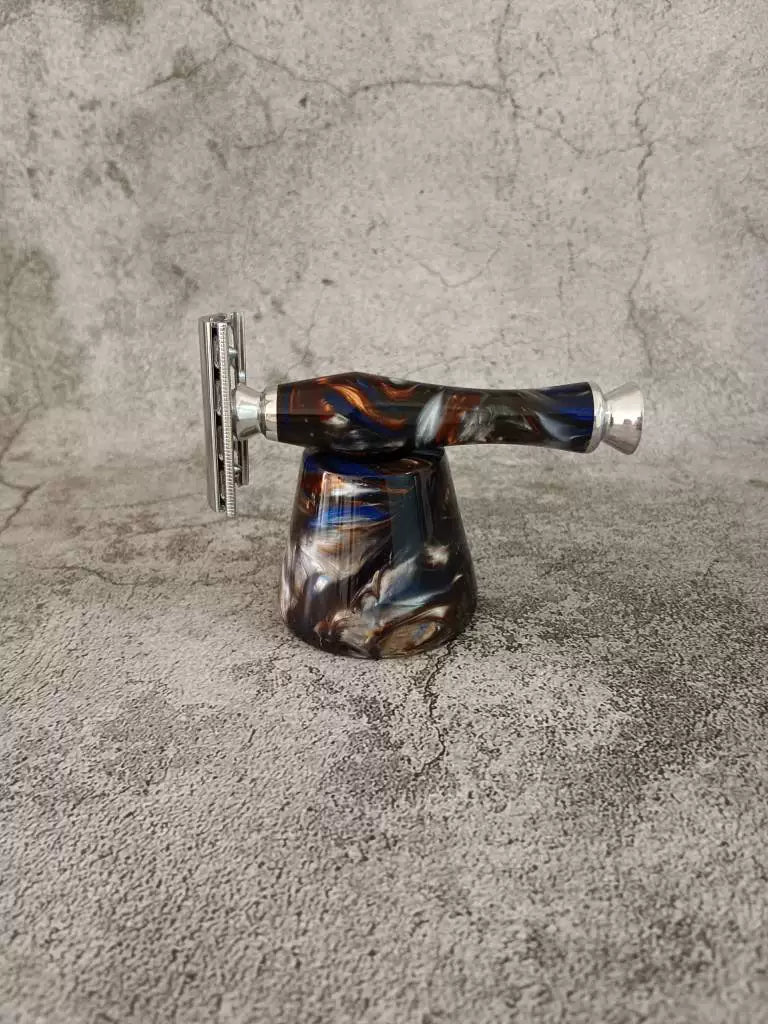 Double Edge Safety Razor Alumilite Handle