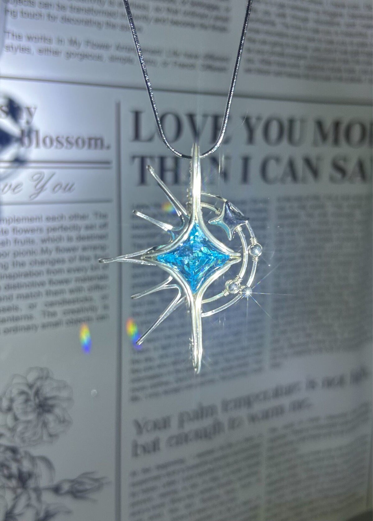 Wire Wrapped Gemstone Pendant Necklace
