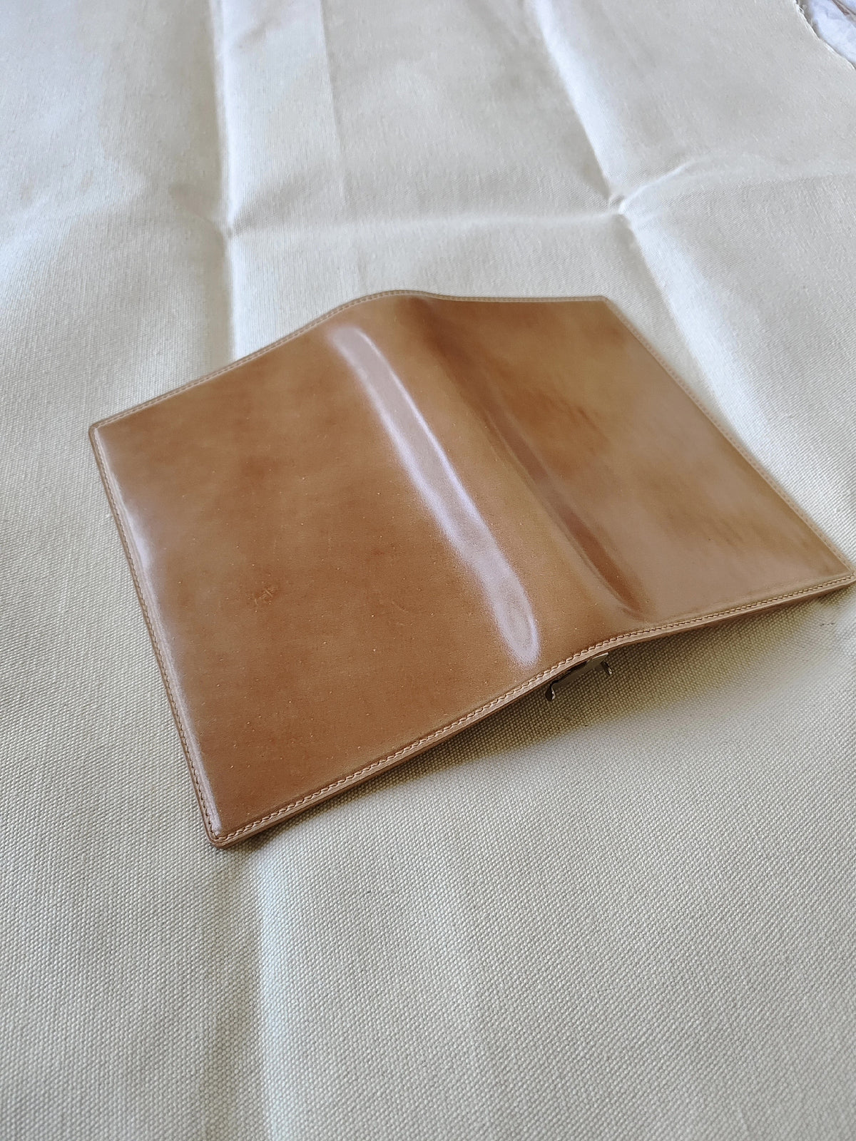 A5 Leather Loose Leaf Notebook Hand Stitched