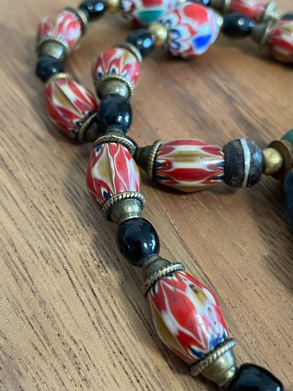 Phoenician Doll Glass Necklace