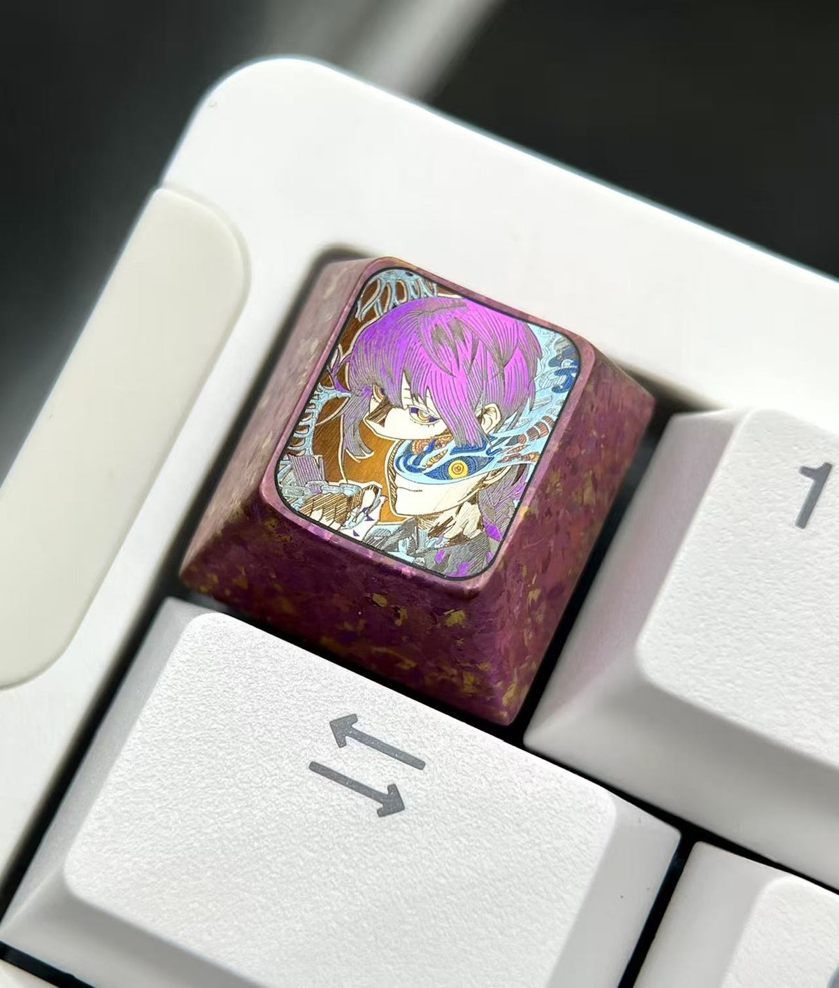 Makima 1u Titanium Alloy Artisan Keycap