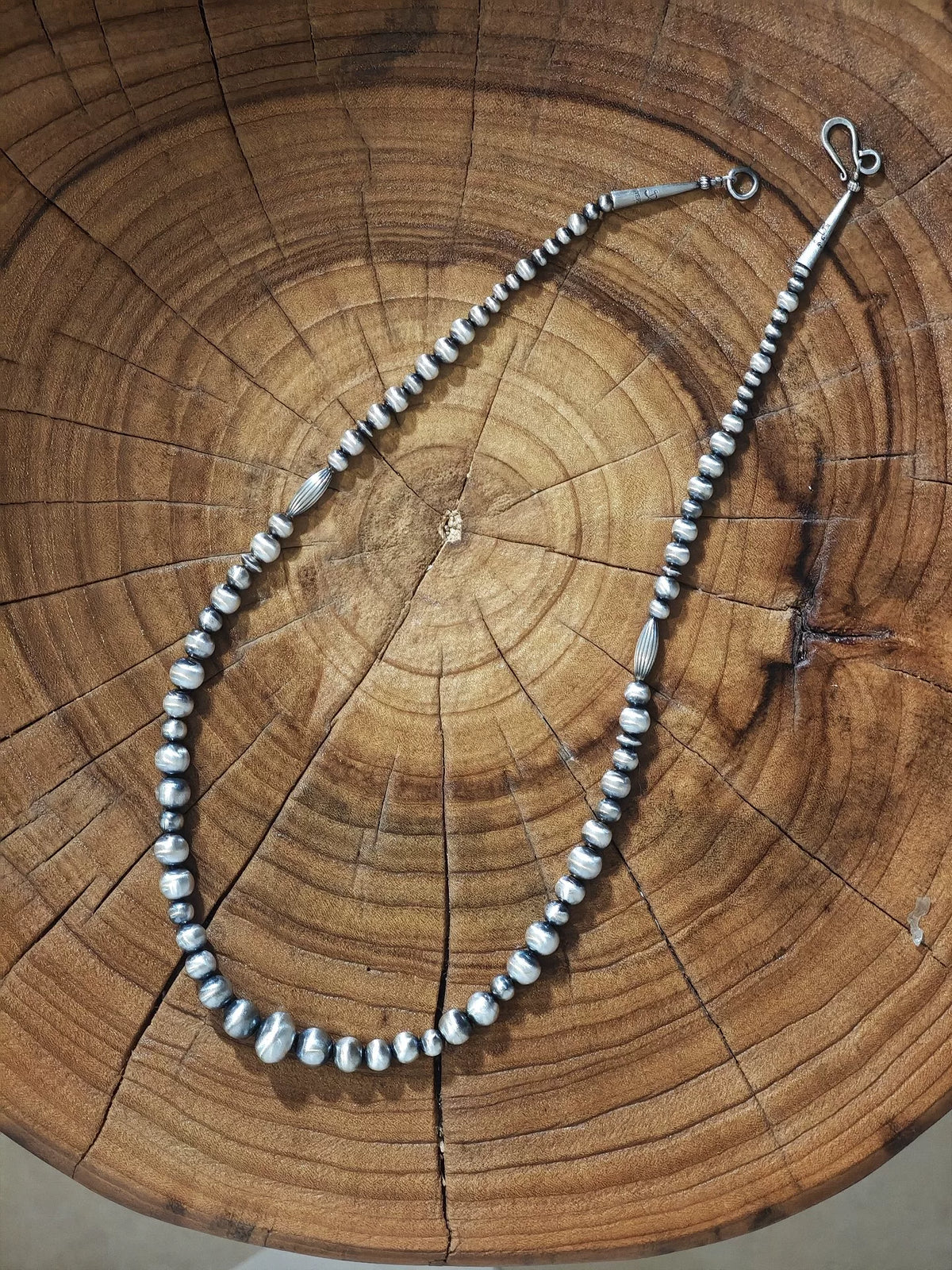 Navajo Style S925 Sterling Zilver Kralketting
