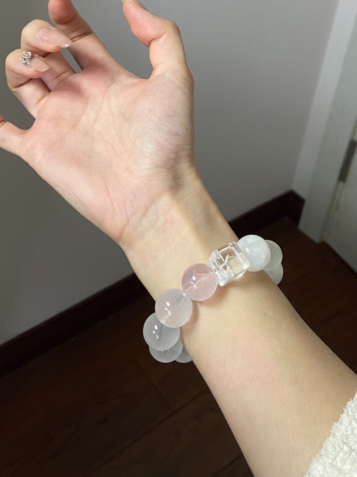 Rose Quartz Mixed Gemstone Beaded Bracelet