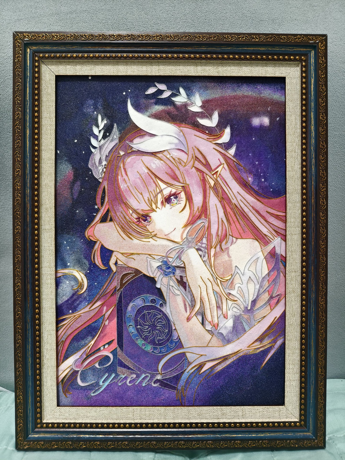Cloisonne Enamel Artwork Cyrene A4