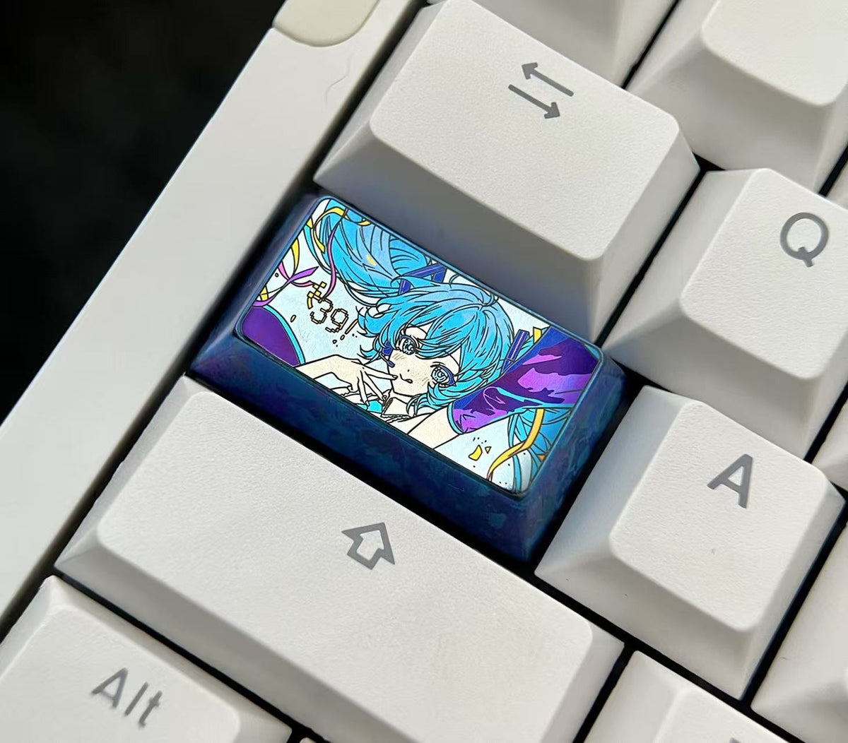 Hatsune Miku Titanium Alloy Mechanical Keycap