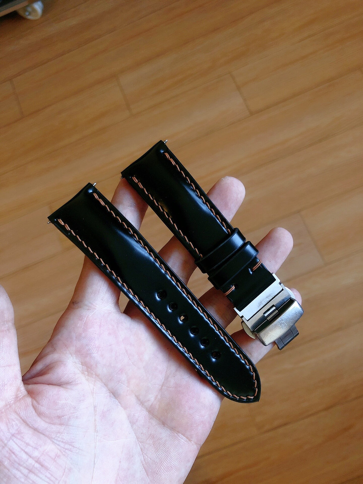 Handcrafted Japanese Horsehide Leather Watch Strap