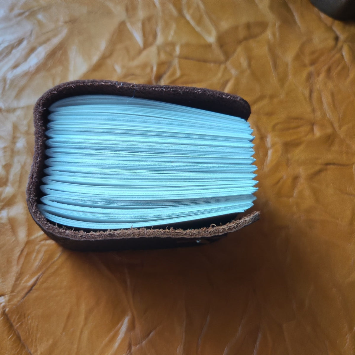 Handmade Leather Notebook Pebbled Cowhide