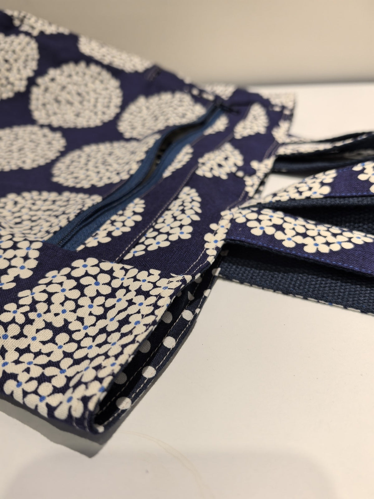 Small Floral Print Shoulder Tote Bag