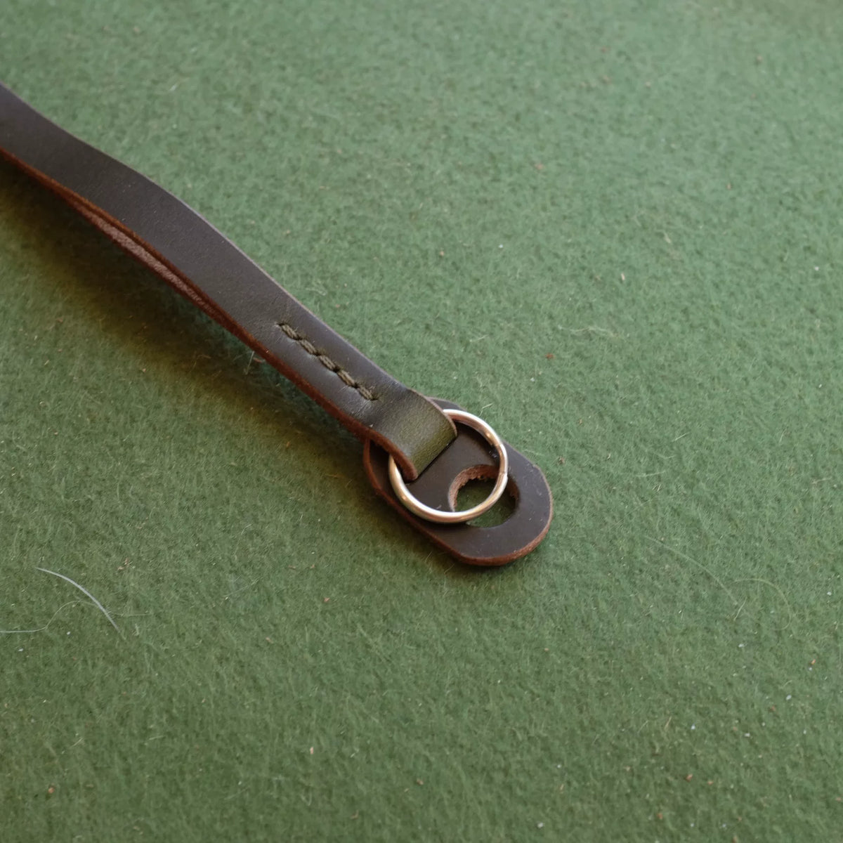 Horween Chromexcel Leather Wrist Strap with Copper Ring