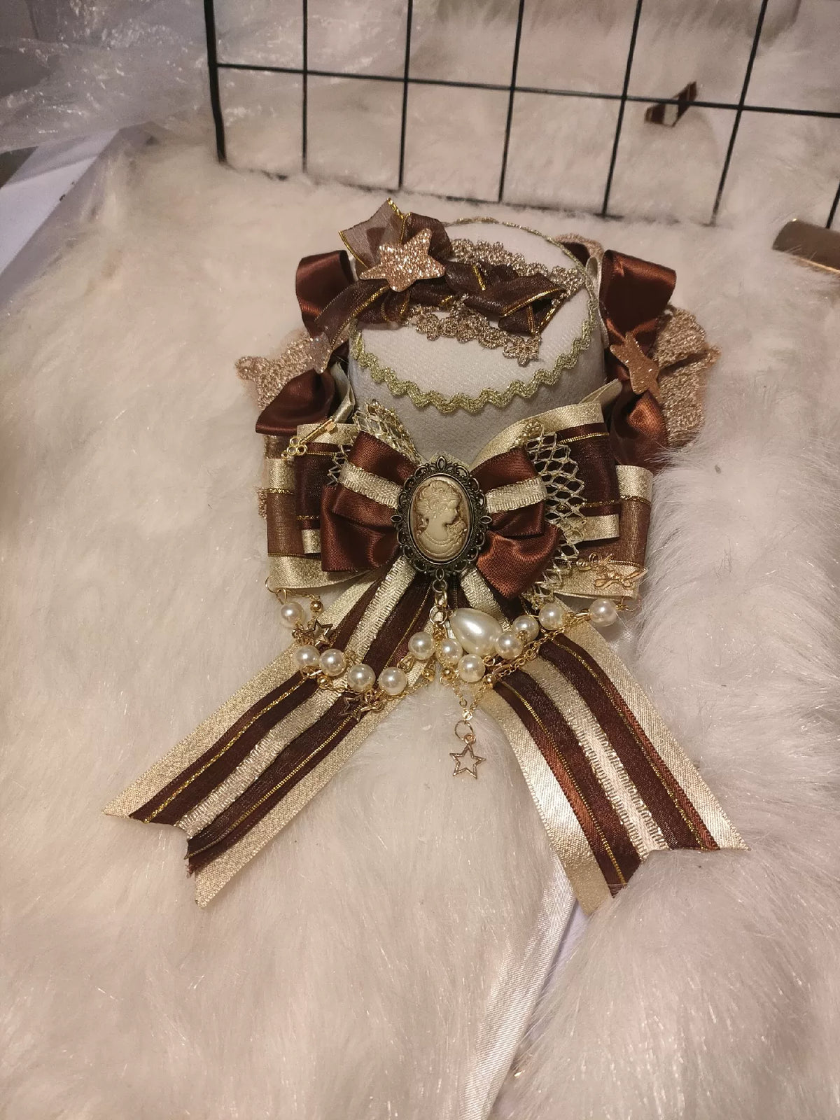 Accessorio Mini Cilindro Lolita Marrone Caffè