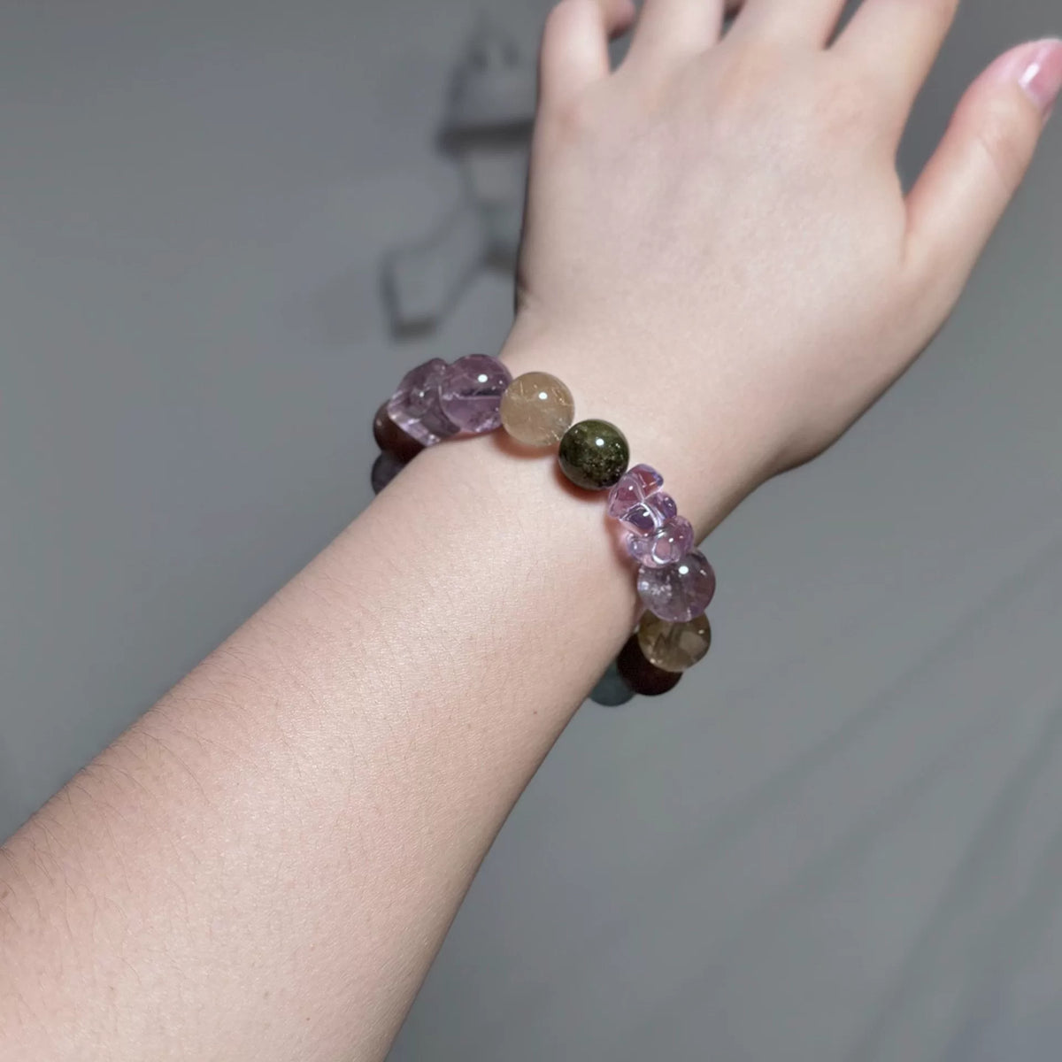 Amethyst Multi Stone Crystal Bracelet