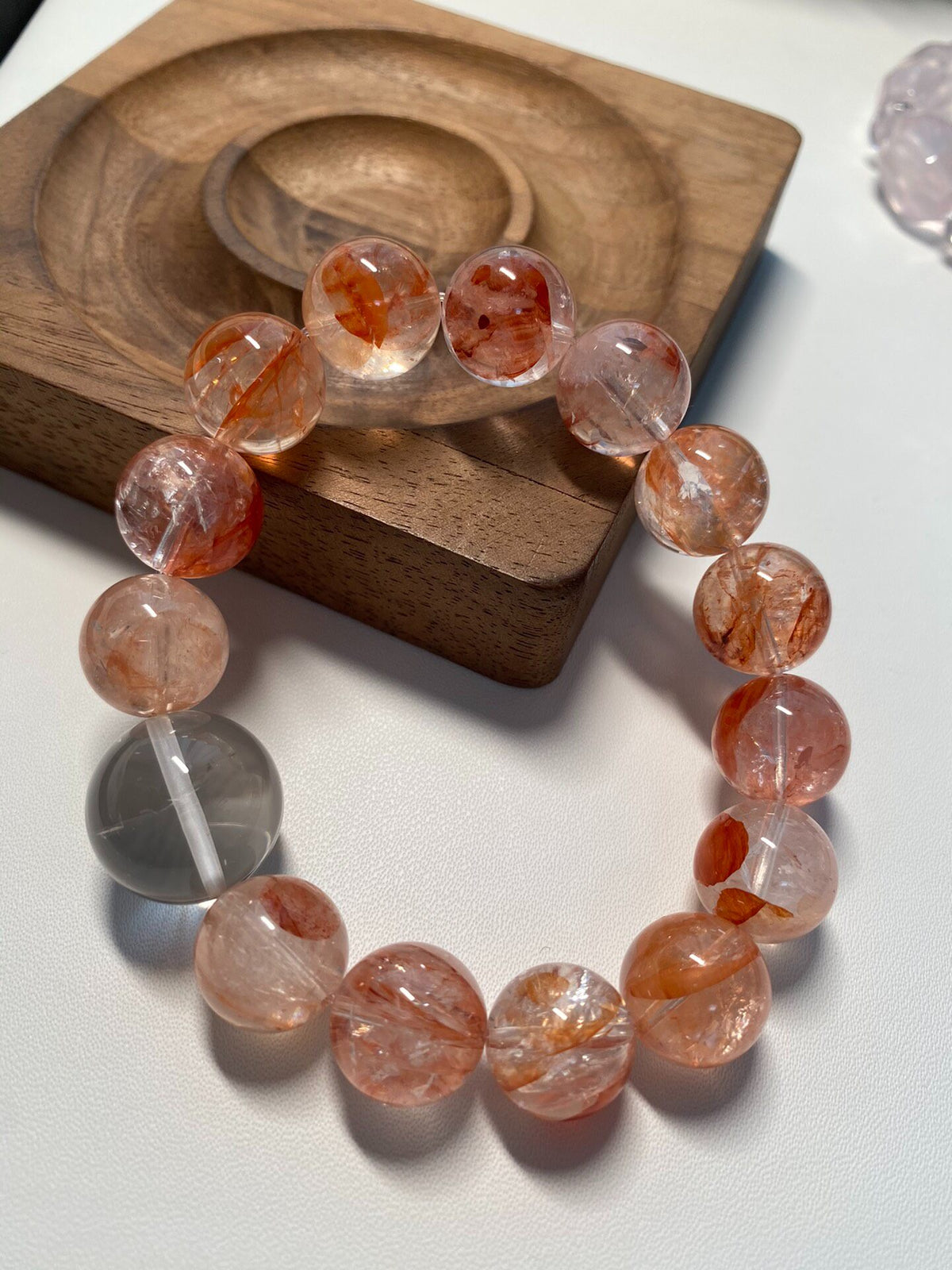 Phantom Quartz Crystal Bracelet 16cm