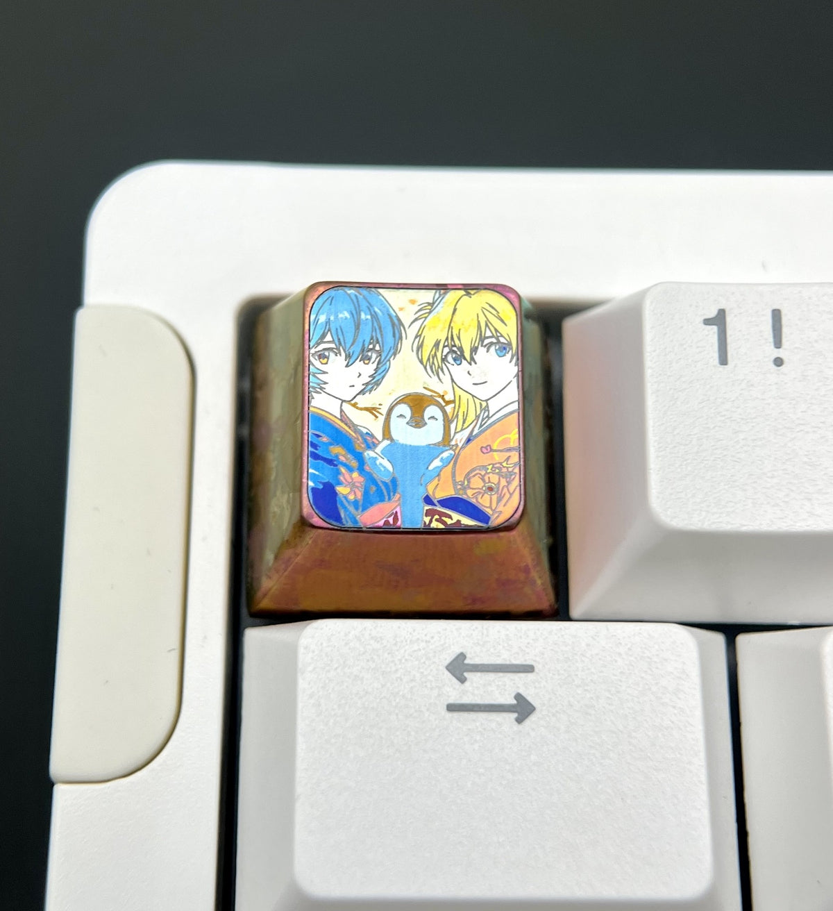 Evangelion Color Titanium Alloy 1u Artisan Keycap