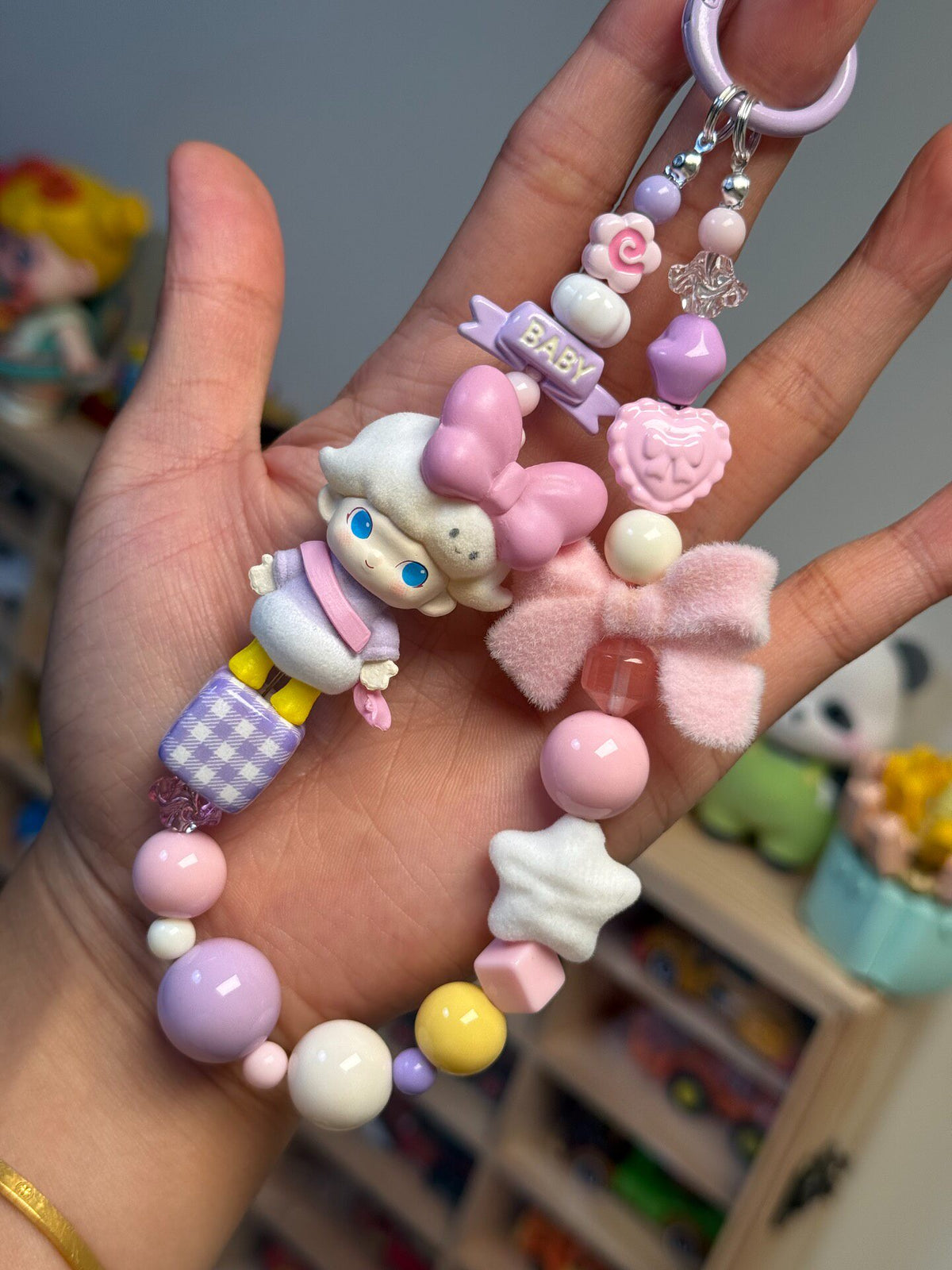 Dimoo Modified Figurine Phone Charm Pastel