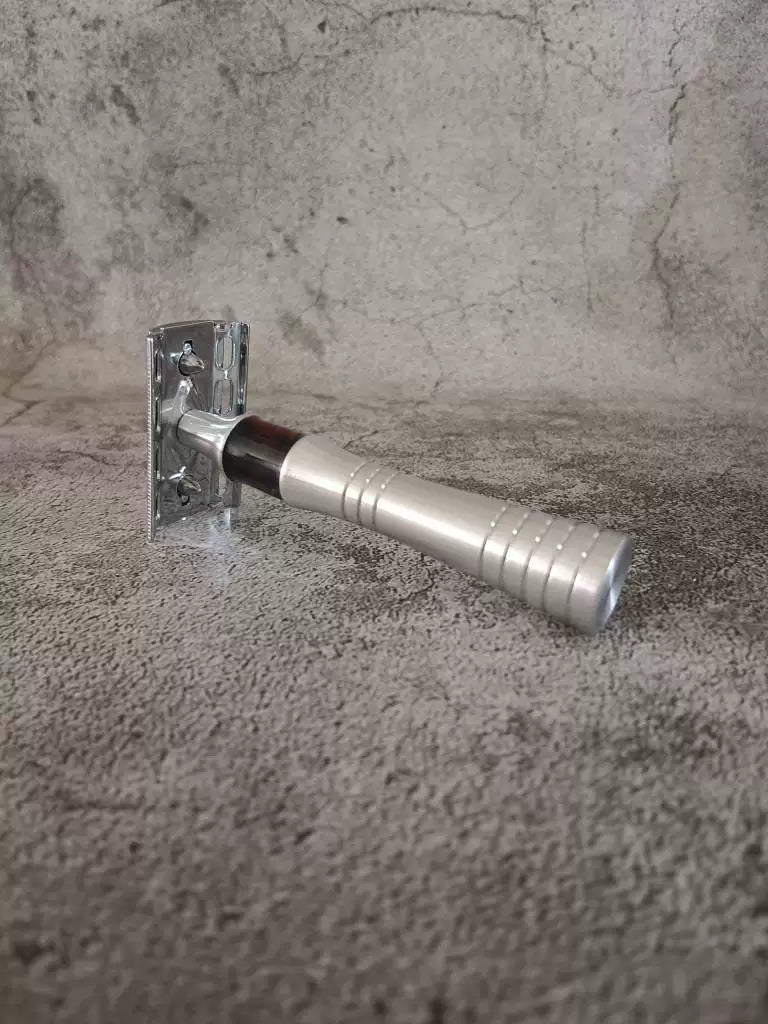 Vintage Safety Razor Handle Aluminum