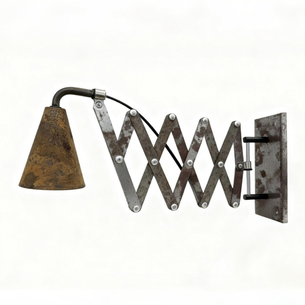 Industrial Vintage Scissor Arm Wall Lamp