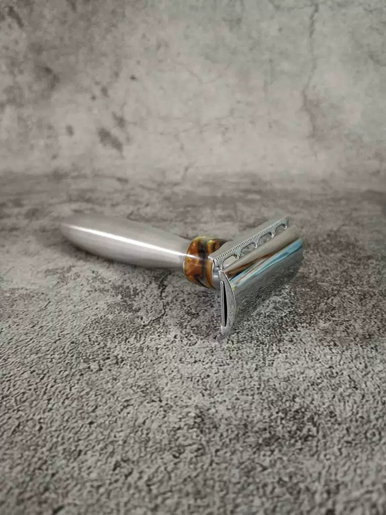 Handcrafted Aluminum Safety Razor Handle