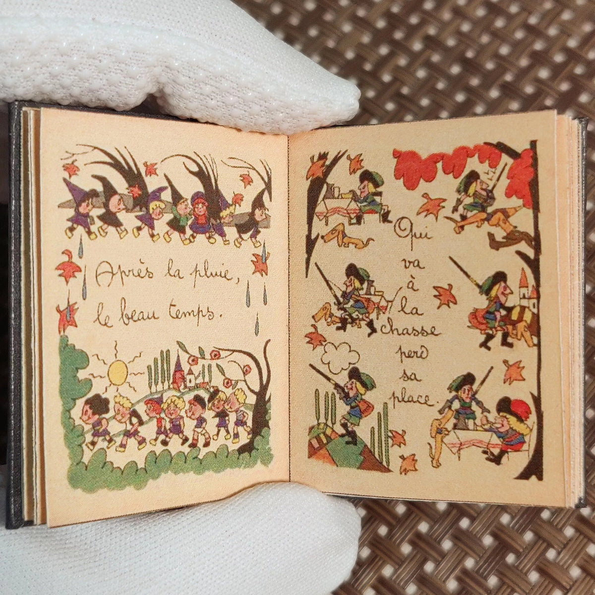 Miniature Book Prop for Dollhouse Photography