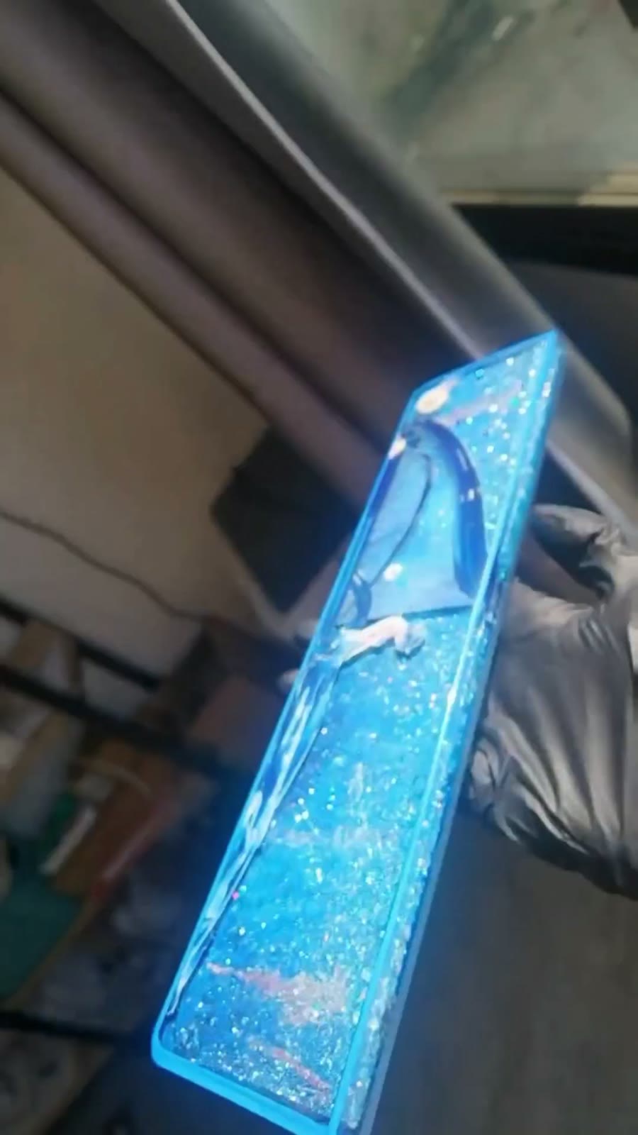 Resin Liquid Flow Keyboard Wrist Rest