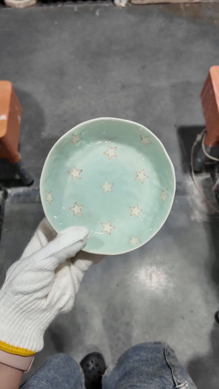 Handcrafted Star Ceramic Dish