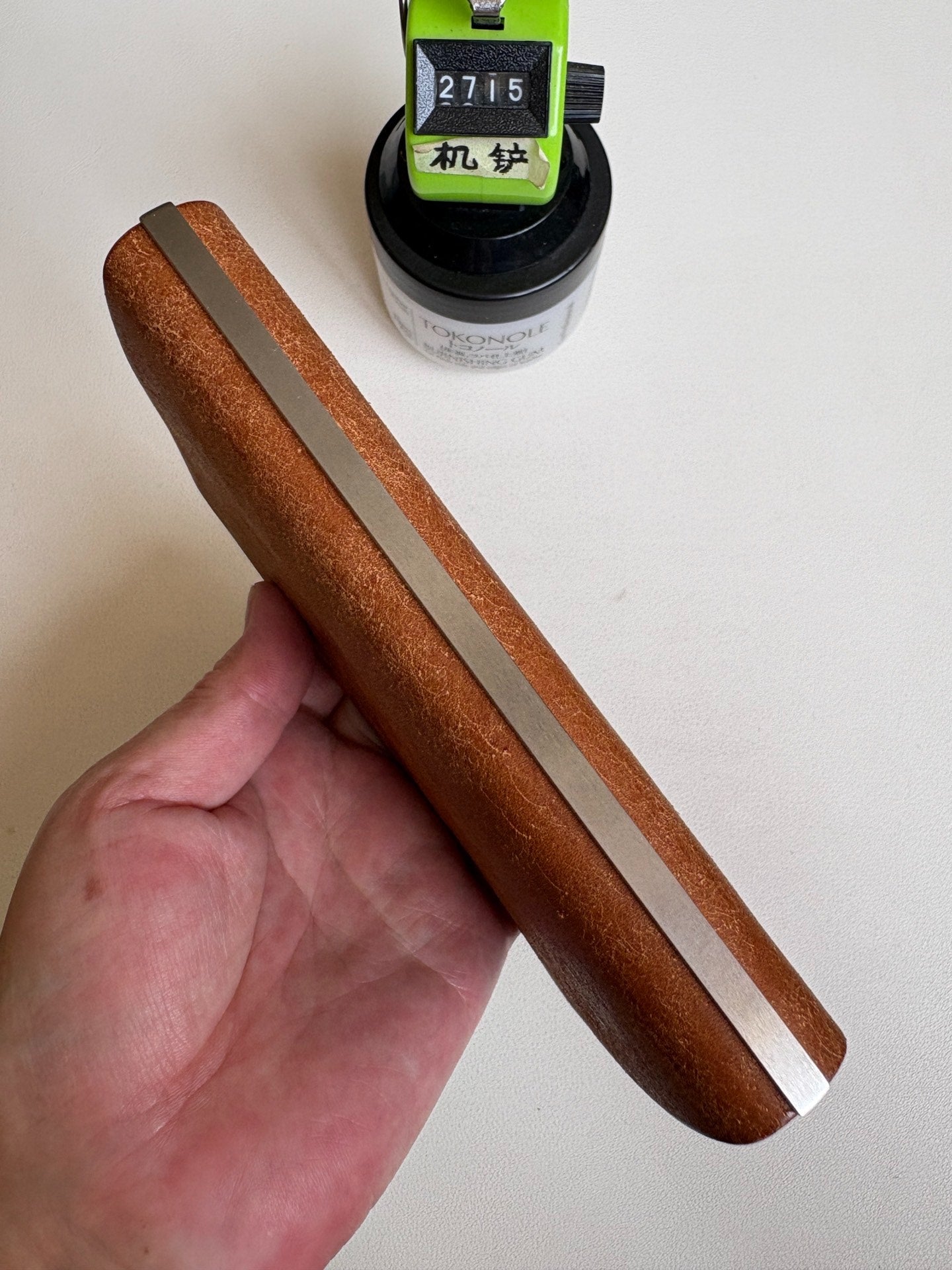 A7 Pueblo Leather Ring-Bound Notebook Cover with Silver Metal Rings
