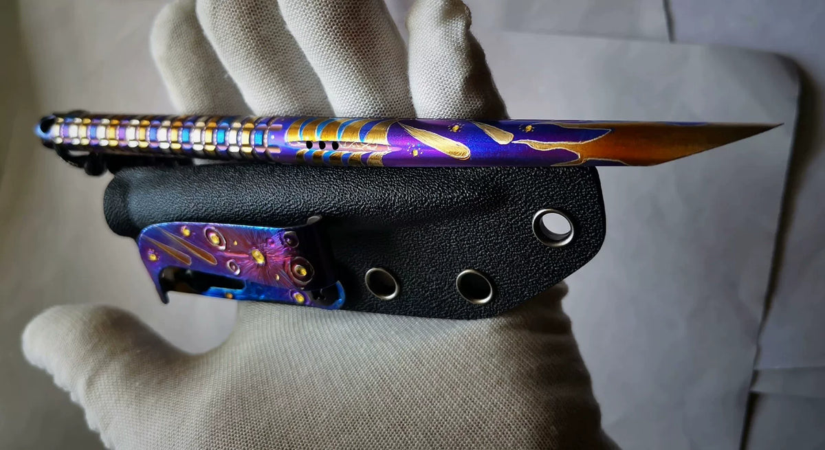 チタン合金ストローと専用ケース