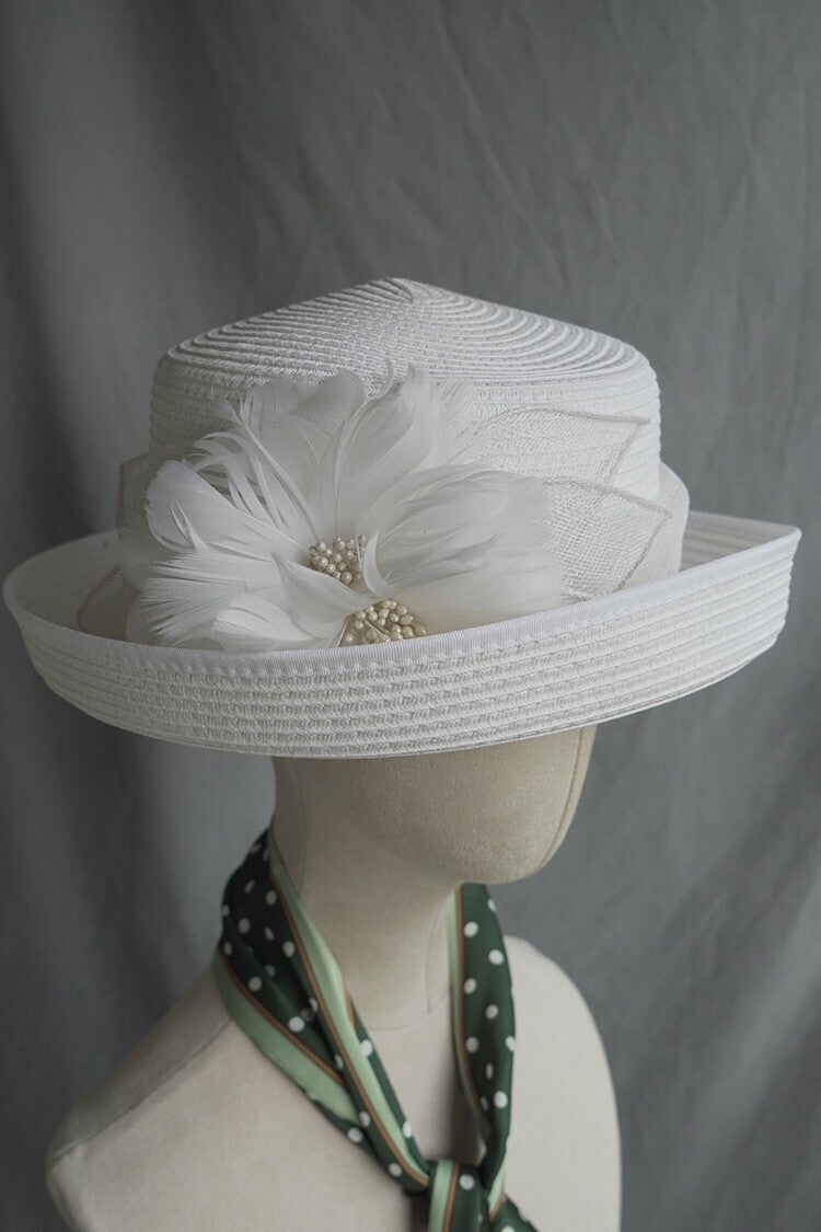 Feather Flower Taiwan PP Basin Hat