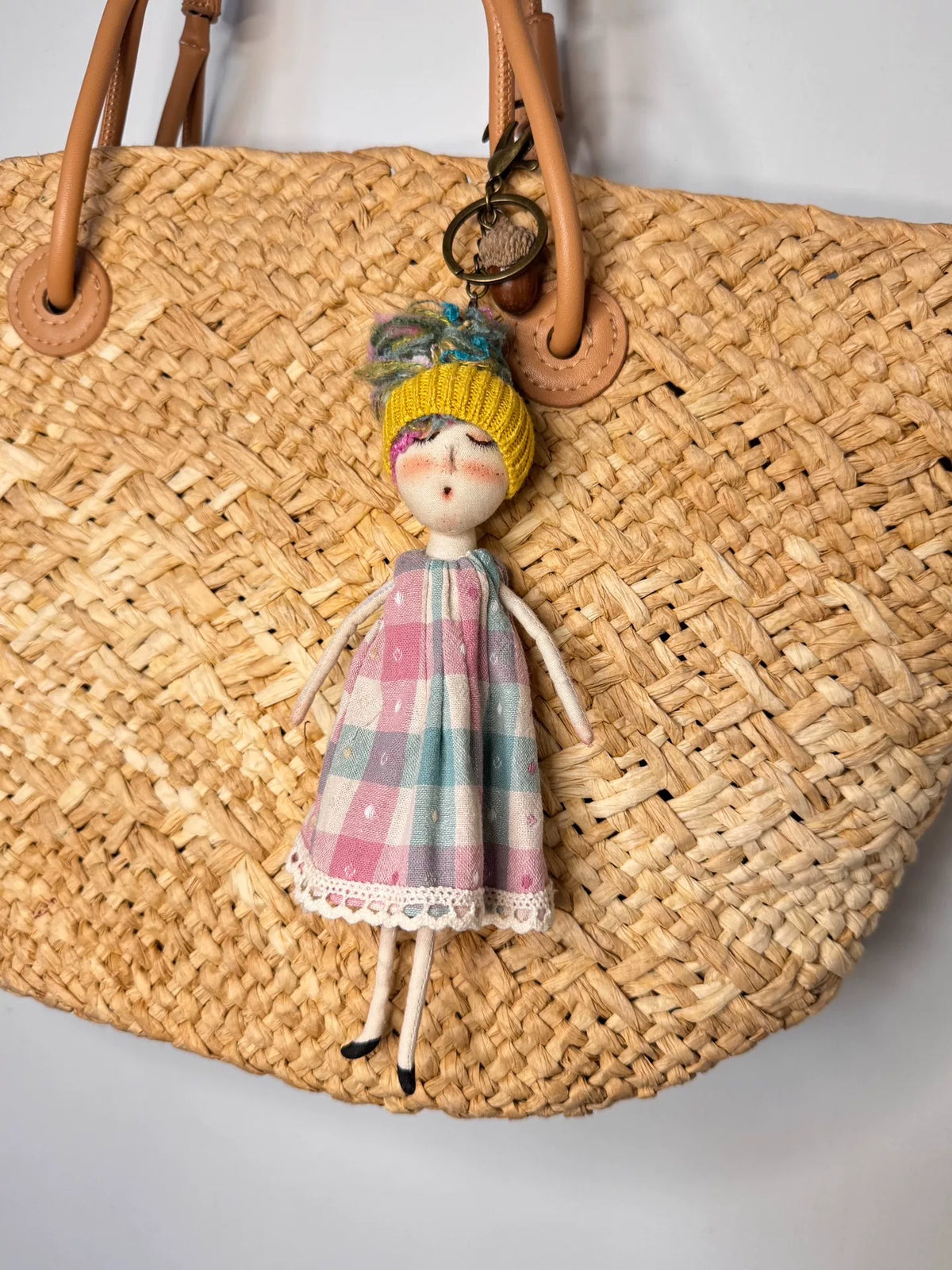 Handmade Cloth Doll Pendant