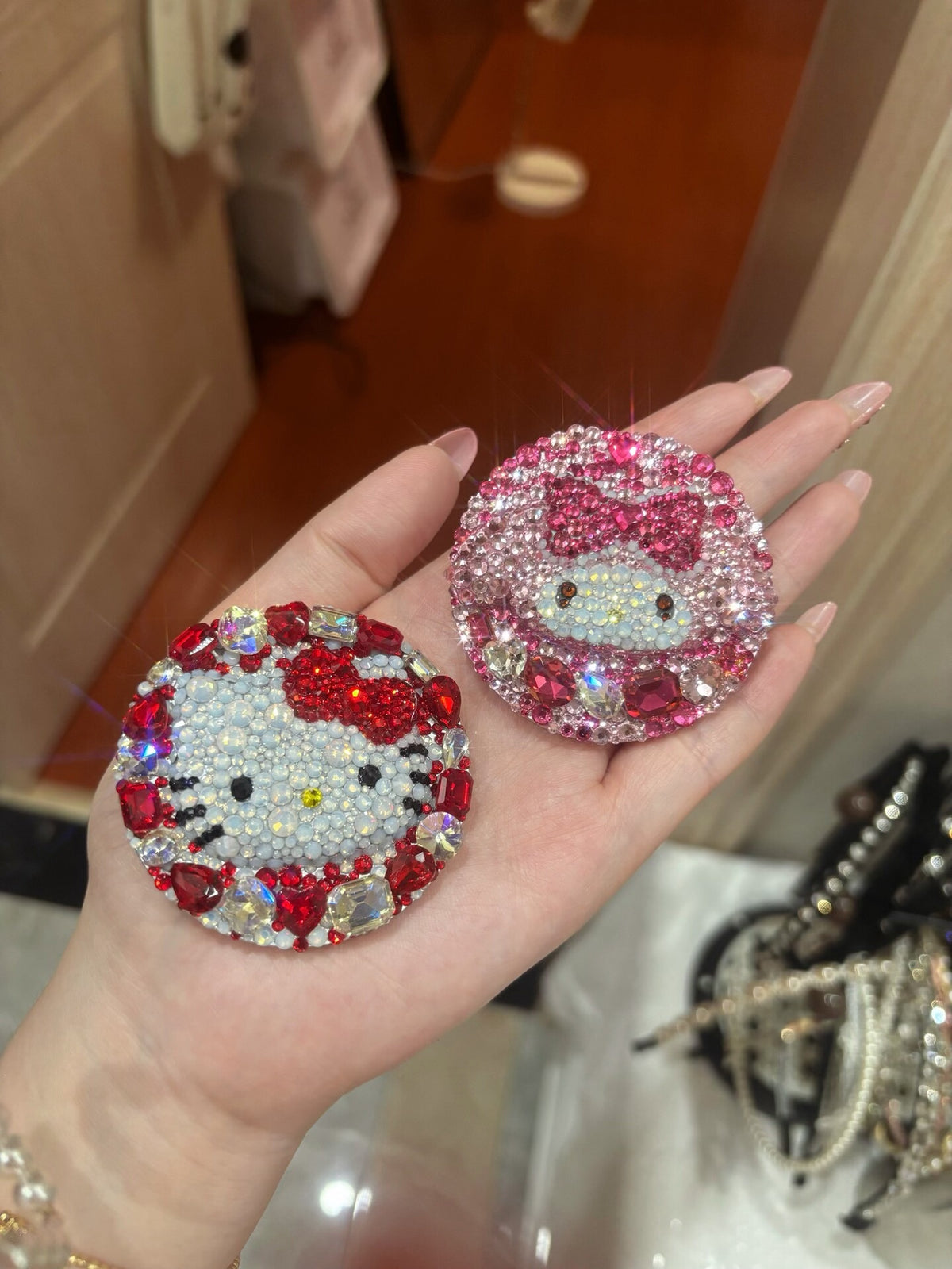 Rhinestone Magnetic Phone Stand