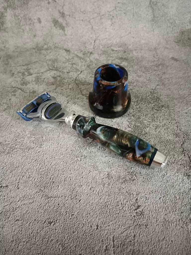 Alumilite Resin Handle Manual Razor
