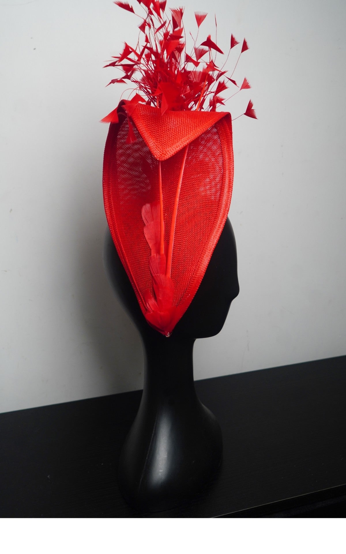 Red Leaf Feather Headpiece