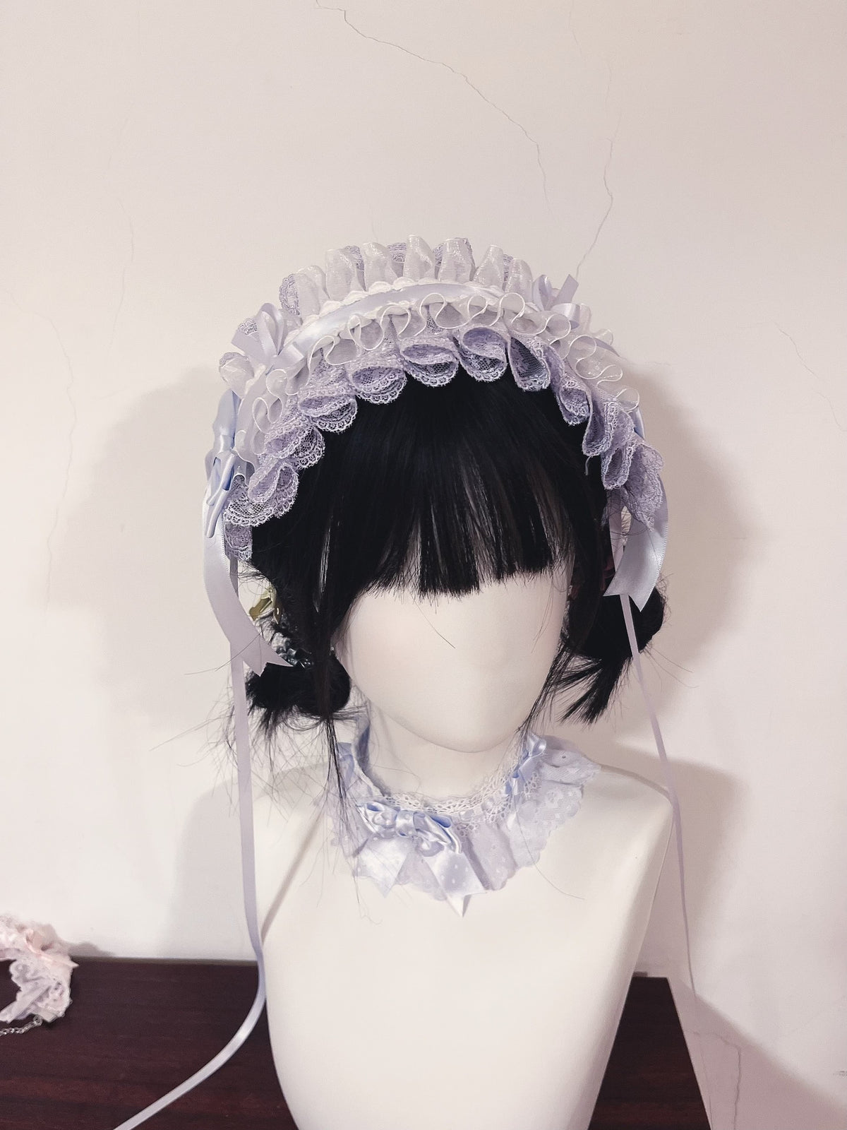 Purple Lolita Handmade Ruffled Headband