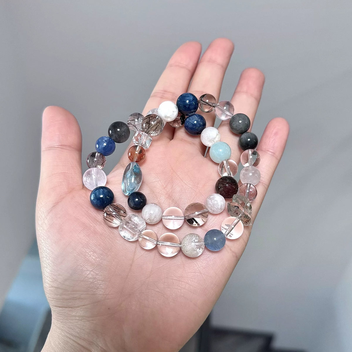 Multi Stone Crystal Bracelet Kyanite
