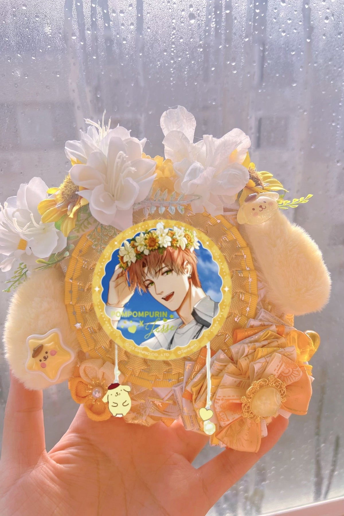 Jesse Pompompurin Ribbon Badge Holder