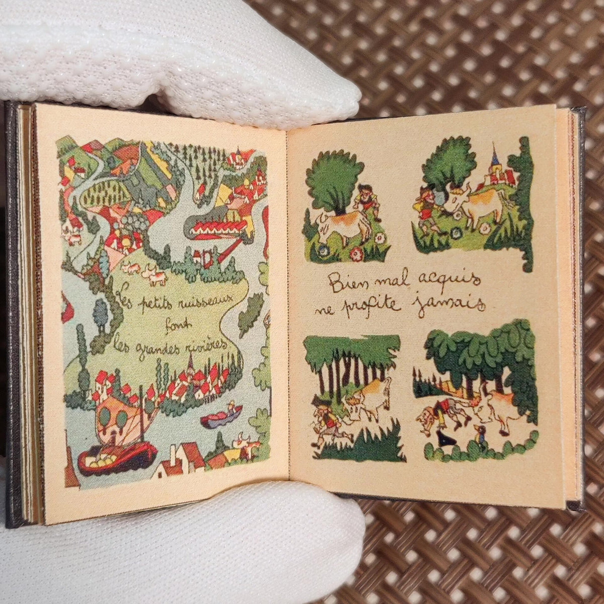 Miniature Book Prop for Dollhouse Photography