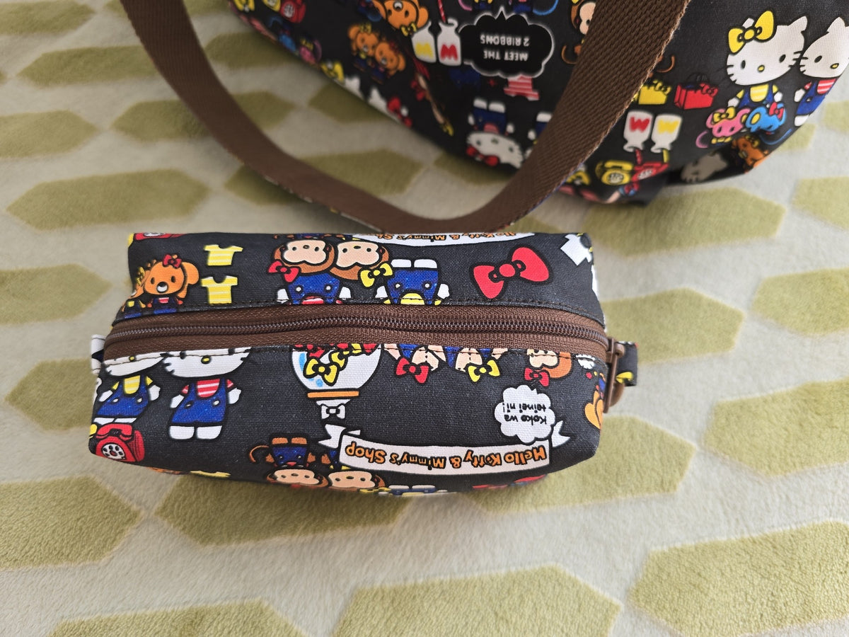 Large Printed Cartoon Tote Bag