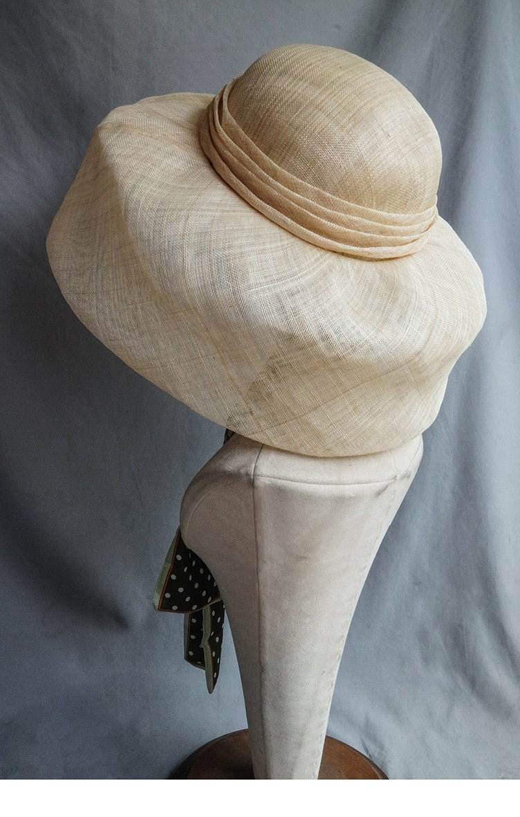 Wide Brim Philippine Linen Gauze Sun Hat