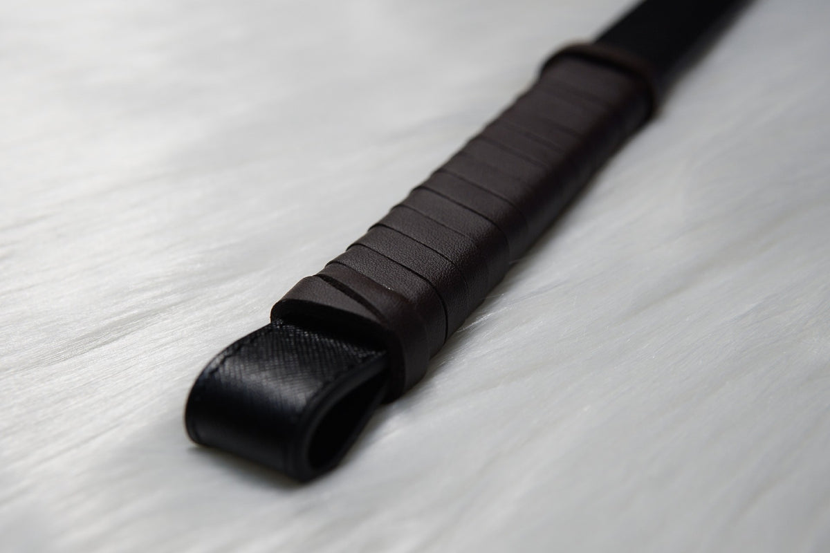 Handcrafted Leather Paddle Crossgrain Cowhide