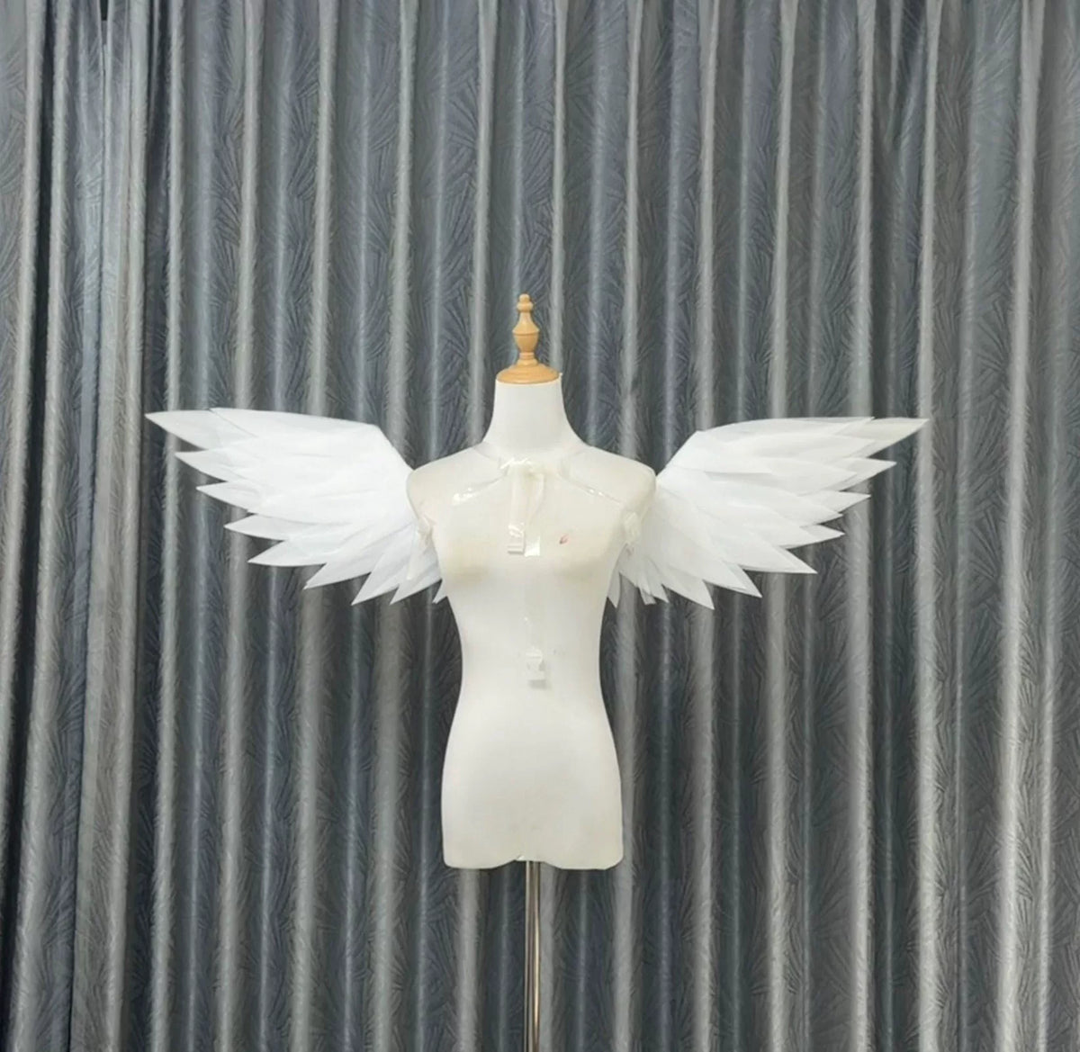 Wearable Angel Wings with Clear Straps