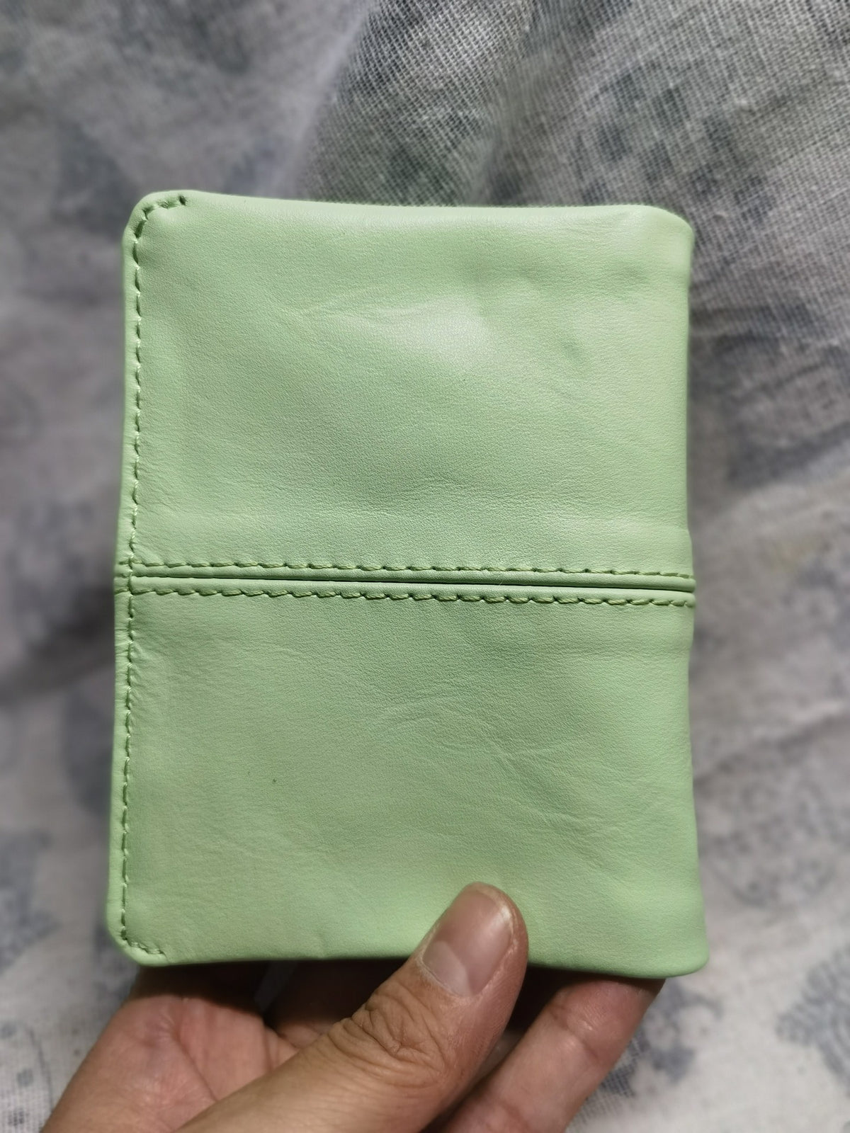 Mint Green Sheepskin M5 Ring Binder Cover