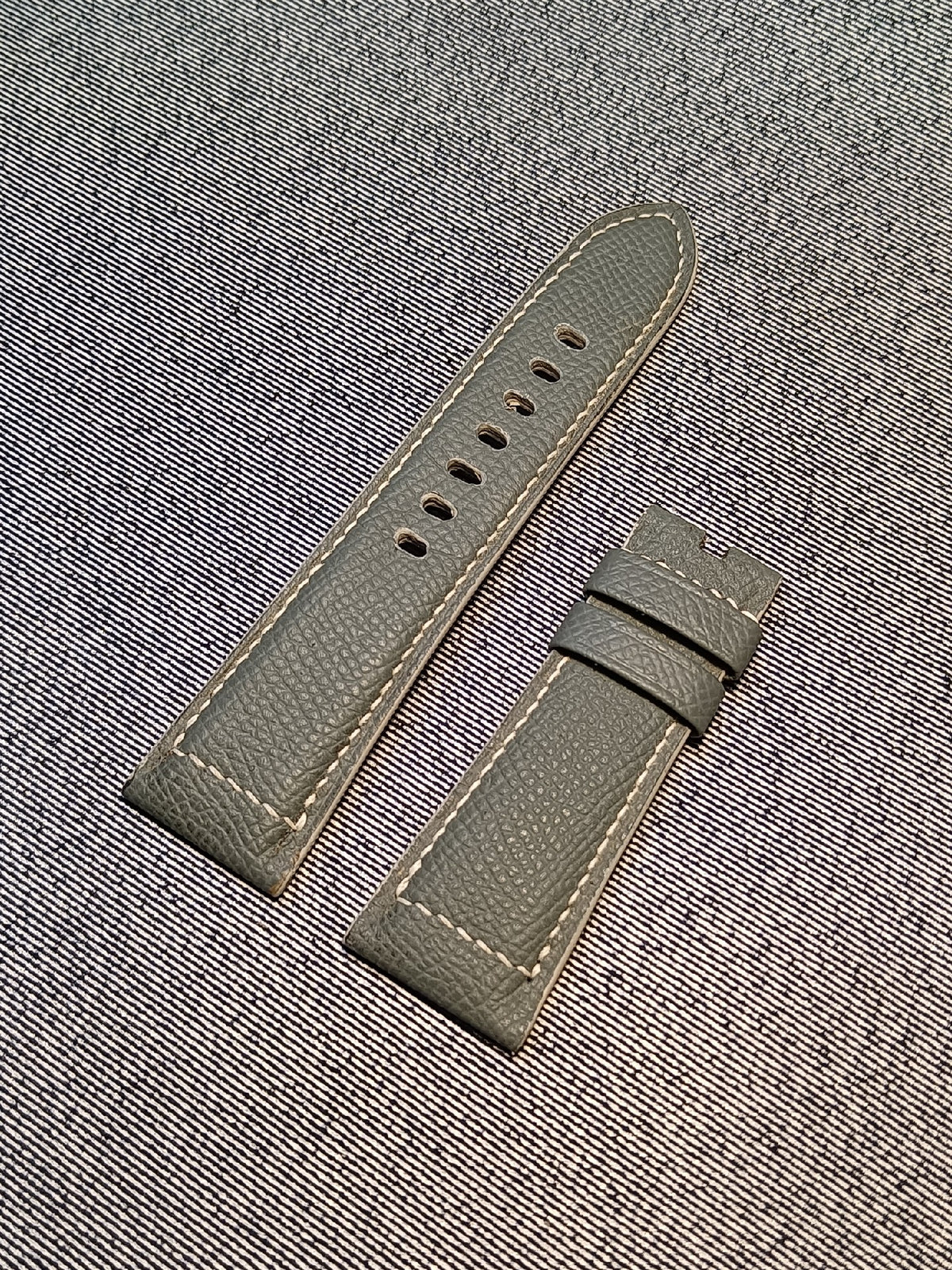 Epsom Leather Watch Strap 26mm to 22mm