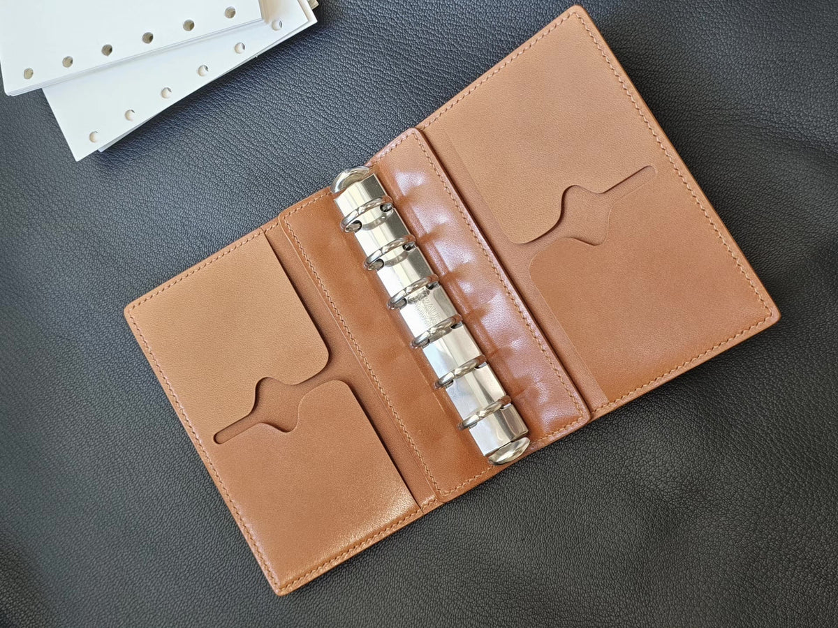 A7 Bi-Fold Notebook Cover Tochigi Leather